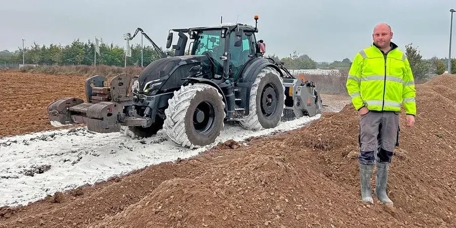 Illustrative image of Lime and cement stabilization in Dundee