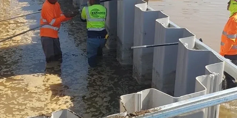 Illustrative image of Sheet pile wall design in Dundee